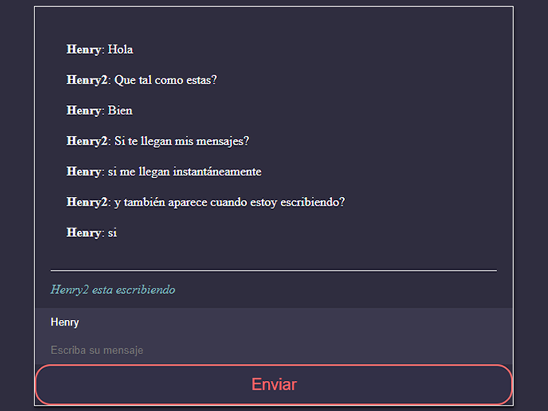 Chat grupal Node.js